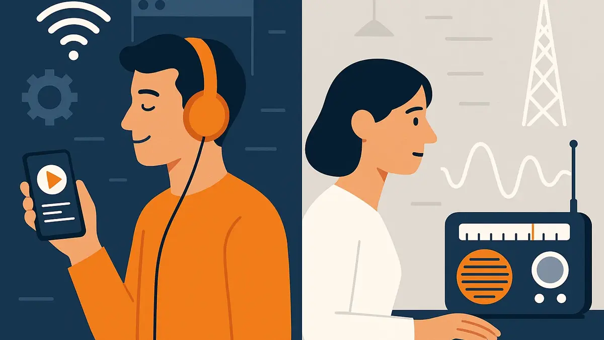 Quali sono le caratteristiche base di un podcast che lo rendono diverso da un prodotto radiofonico