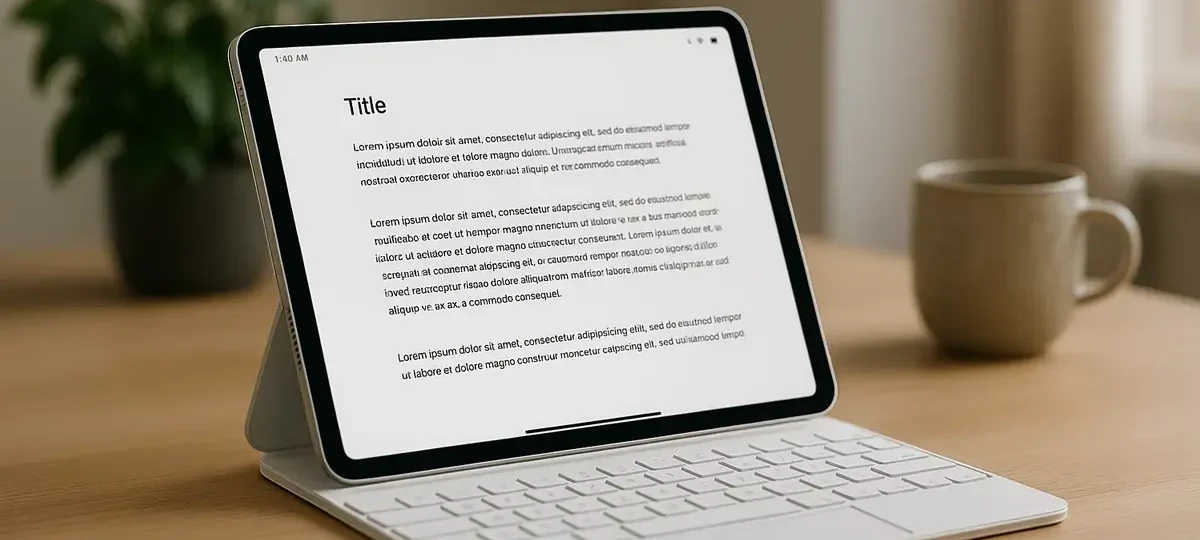 app-prendere-appunti-ipad-tastiera