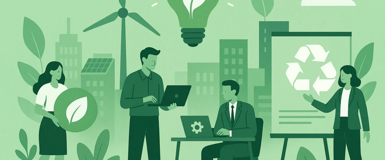 Rappresentazione di impresa tech green