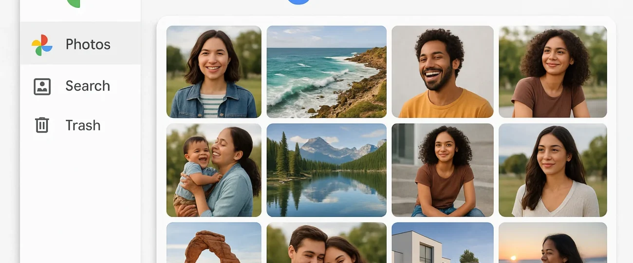 Riproduzione di google foto