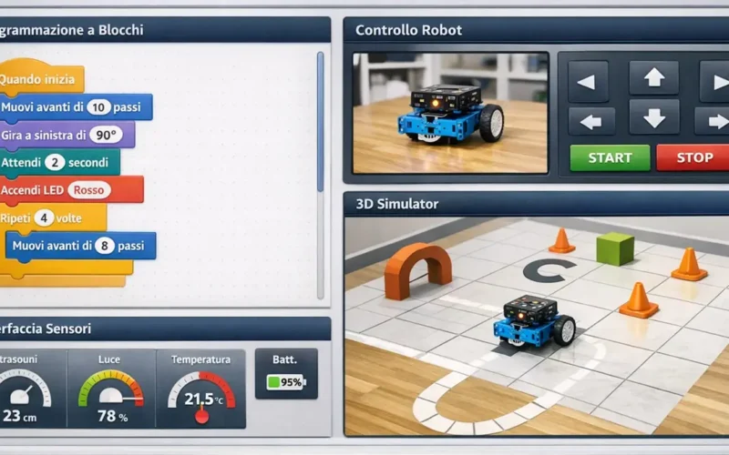 Quale software utilizzare per robot costruiti a scopo didattico