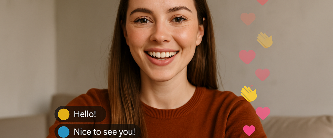 Una diretta live tiktok