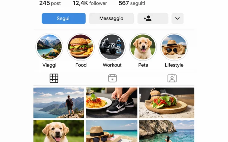 Come mettere le storie in evidenza nella griglia di Instagram