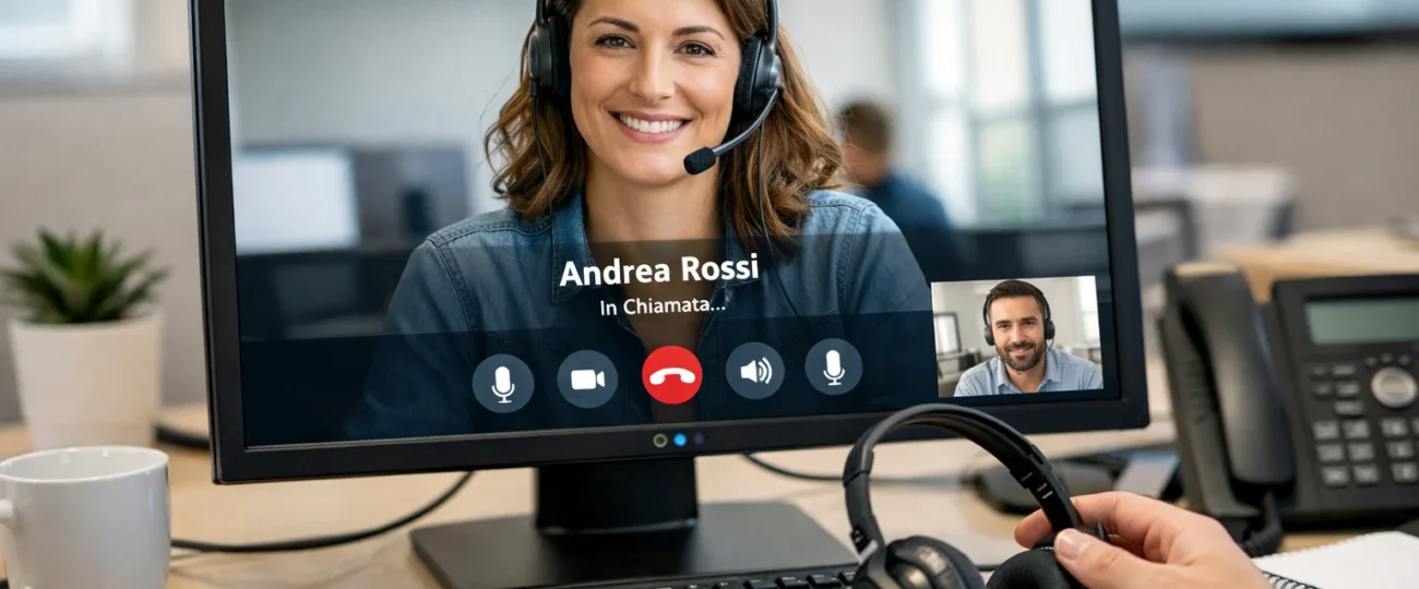 telefonare dal pc usando linea telefonica